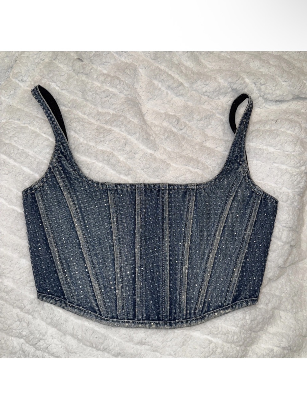 Marc Jacob’s corset Embellished with crystals. Internal plastic Boning 2